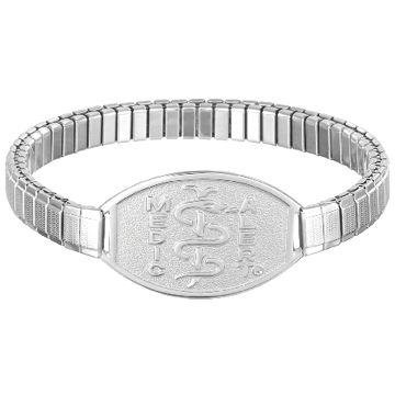 QR Code Stretch Band Medical ID Bracelet, , large image number 3